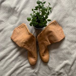 Cute Leather Western Style Boots